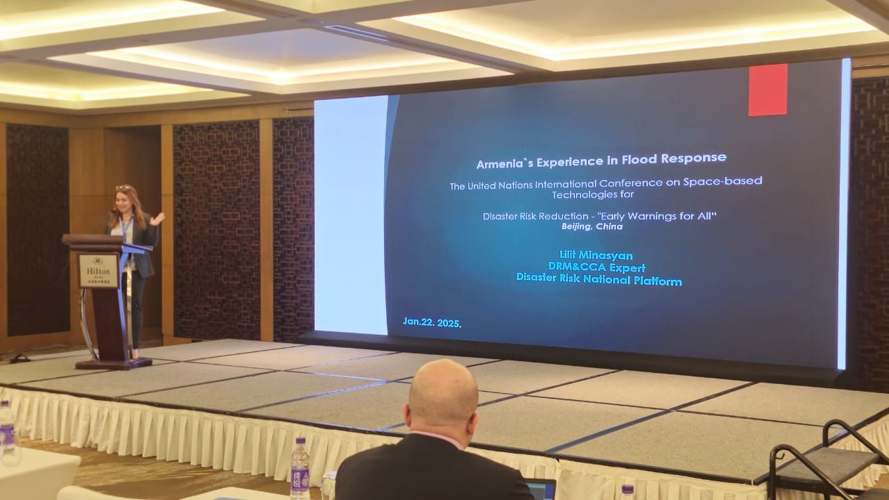 Armenia Showcases Flood Response Expertise at UN-SPIDER Conference in Beijing
