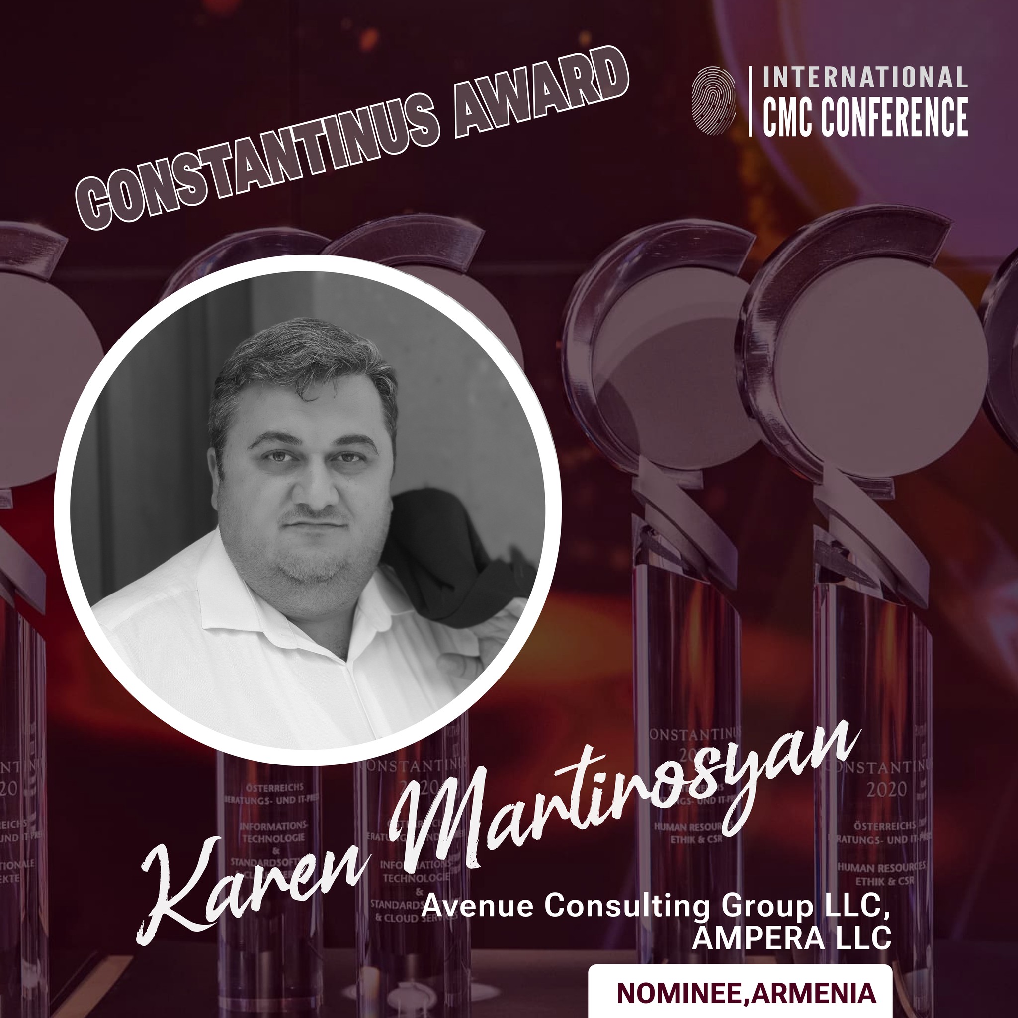 Avenue Consulting Group LLC in collaboration with Ampera LLC, has been nominated for the Constantinus Award at the International CMC Conference  